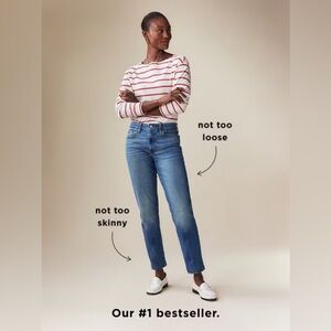 Old Navy Women’s Classic Blue High Rise OG Straight Leg Ankle Jeans- Size 4